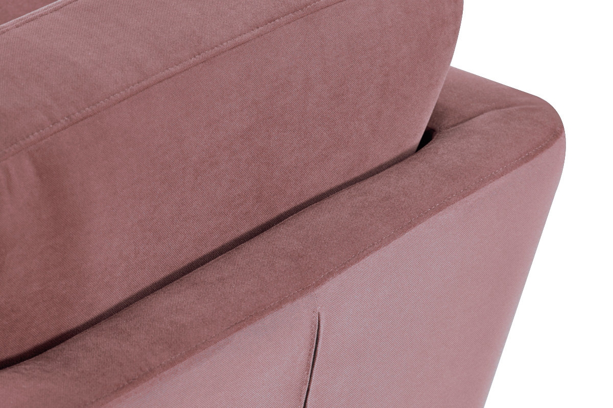 Sofa TAGO, rožinė, 154x88x80 cm