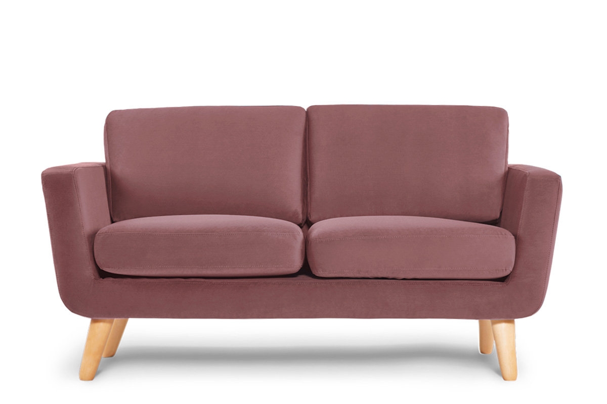 Sofa TAGO, rožinė, 154x88x80 cm