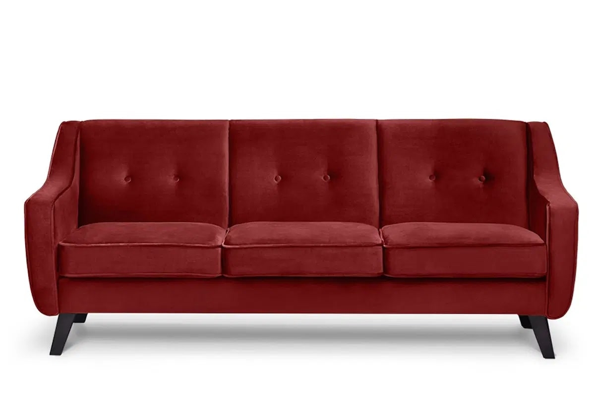 Sofa TERO, bordo, 206x89x81 cm