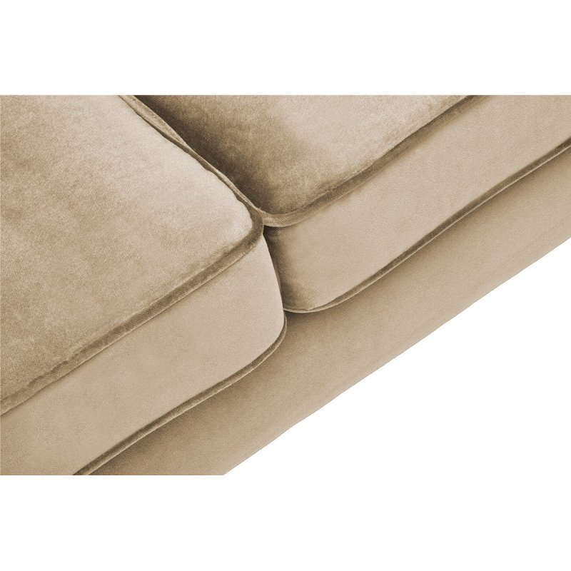 Sofa TERO, šviesiai ruda, 206x89x81 cm