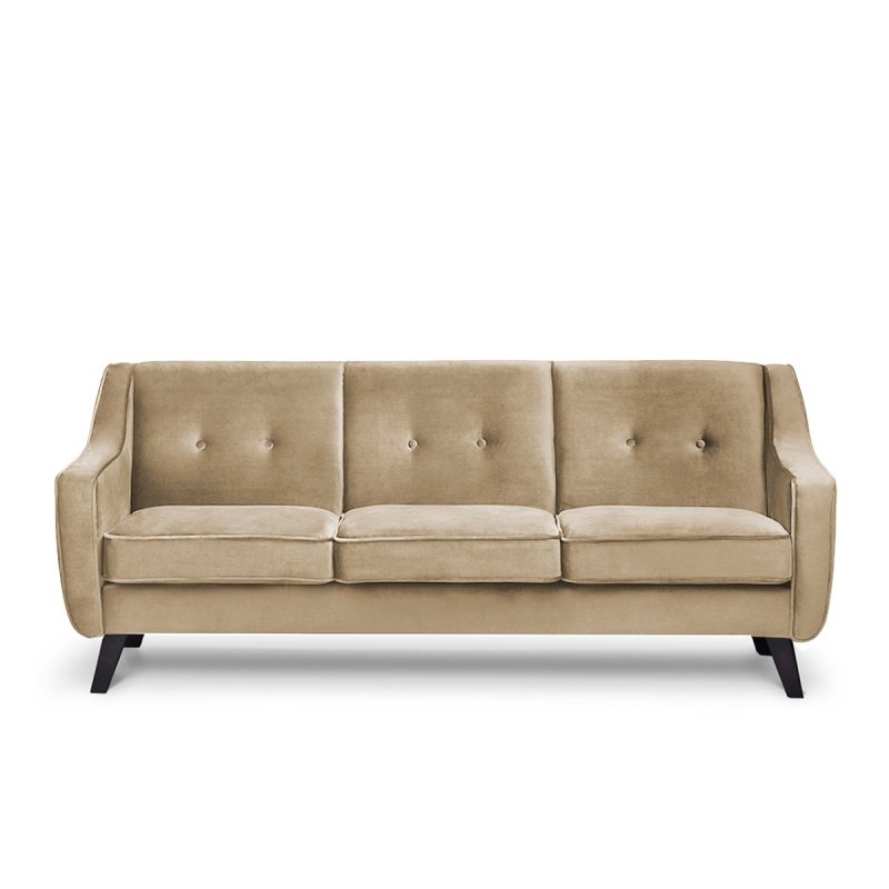 Sofa TERO, šviesiai ruda, 206x89x81 cm