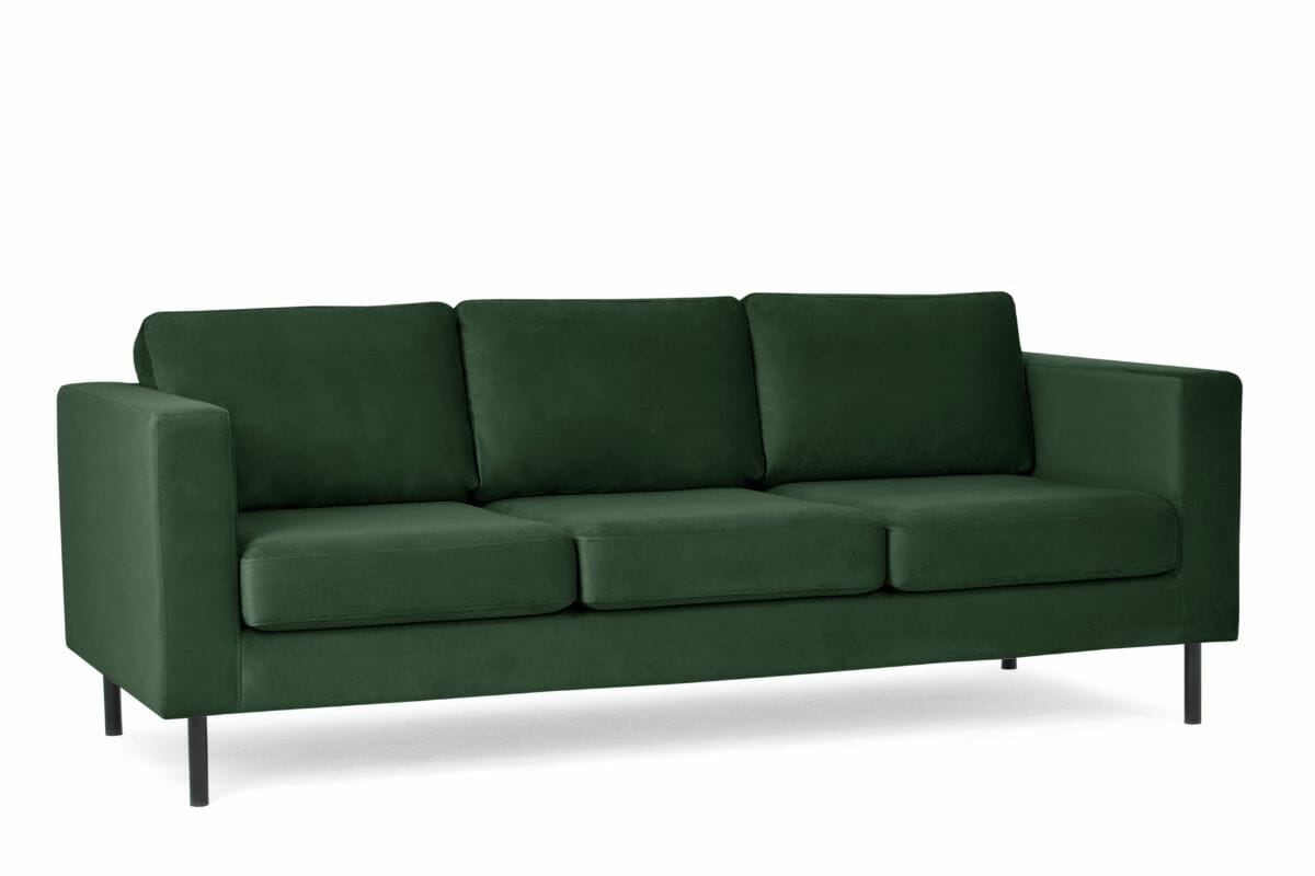 Sofa TOZZO, žalia, 210x86x84 cm