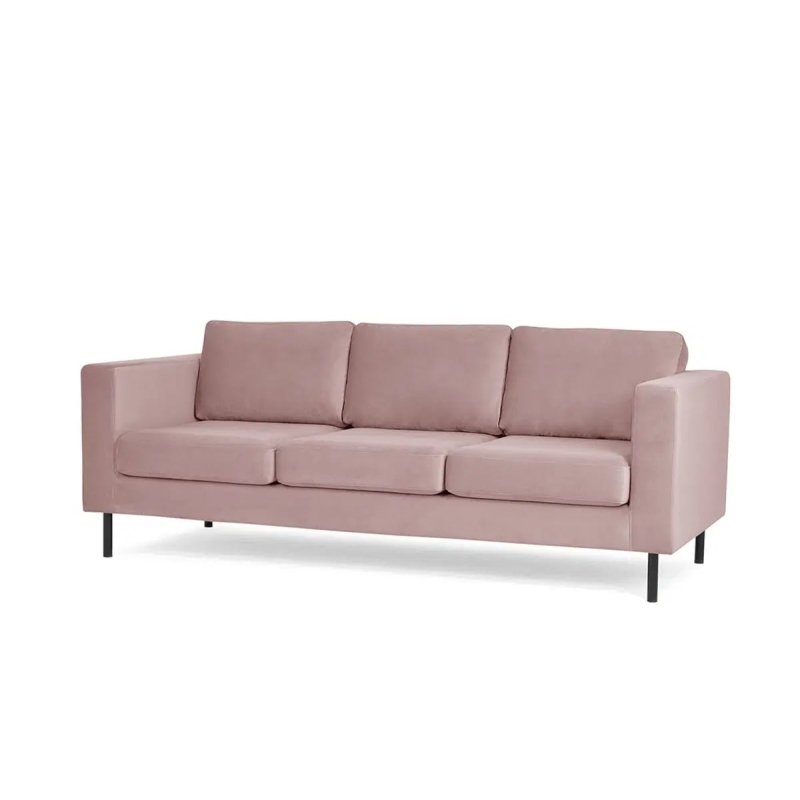 Sofa TOZZO, rožinė, 210x86x84 cm