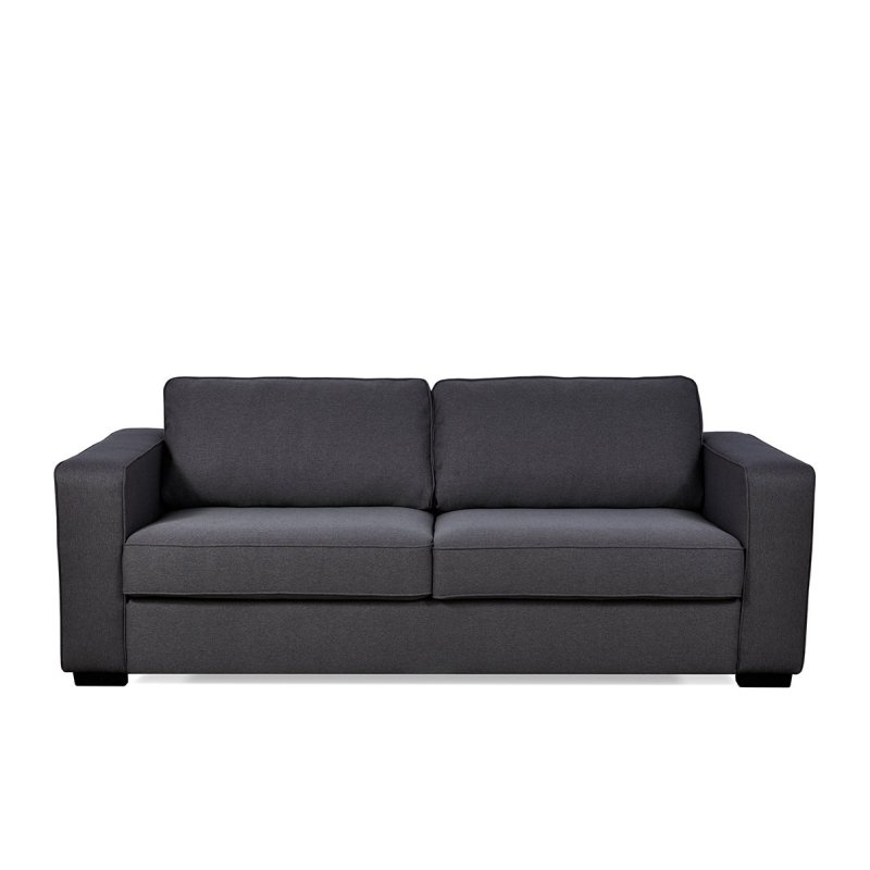 Sofa VULU, tamsiai pilka, 220x94x87 cm