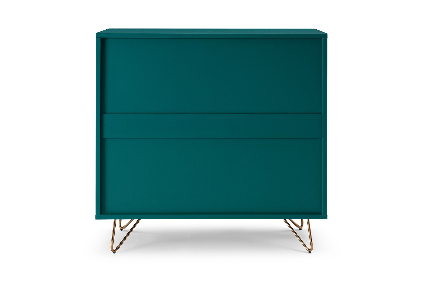 Modernaus dizaino komoda, skandinaviško stiliaus, turkio spalvos