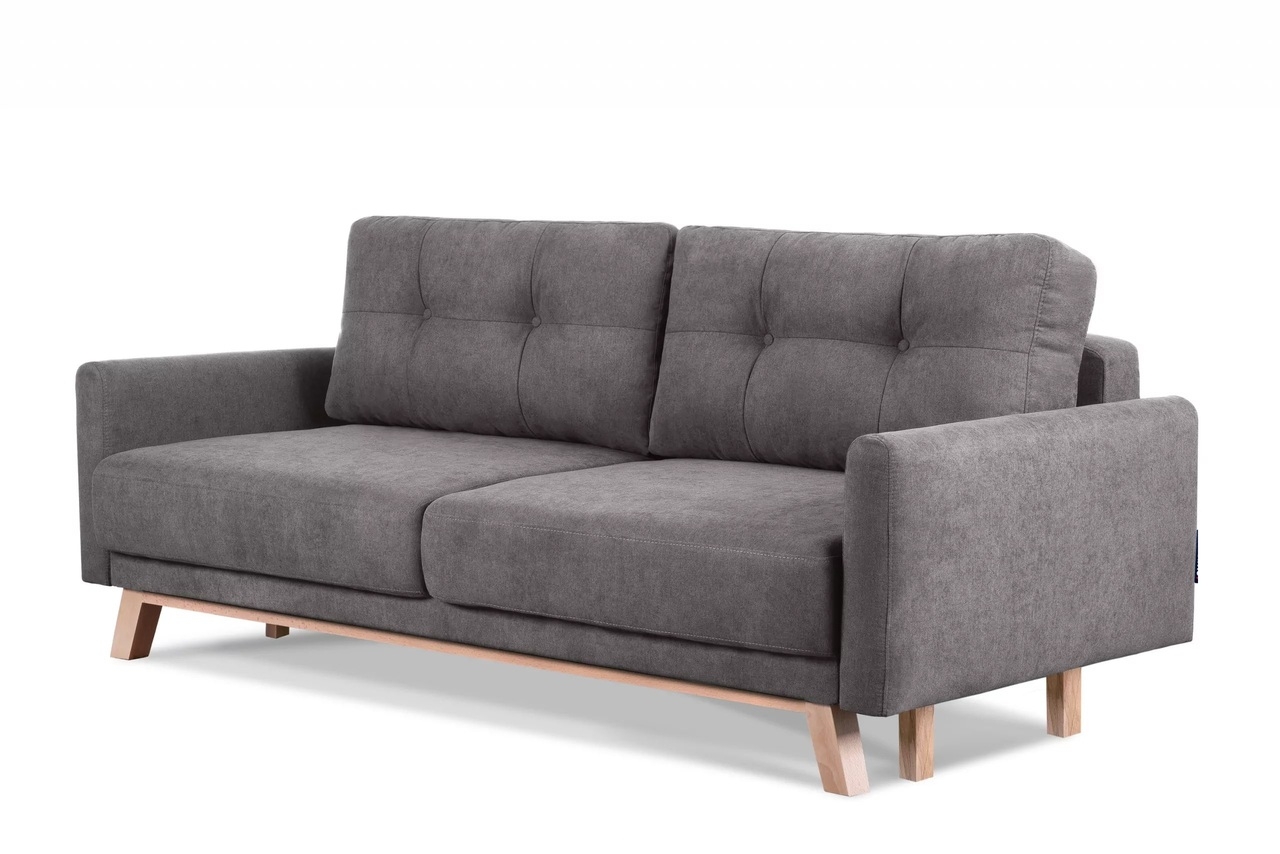 Sofa VISA, pilka, 220x95x79 cm