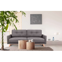 Sofa VISA, pilka, 220x95x79 cm