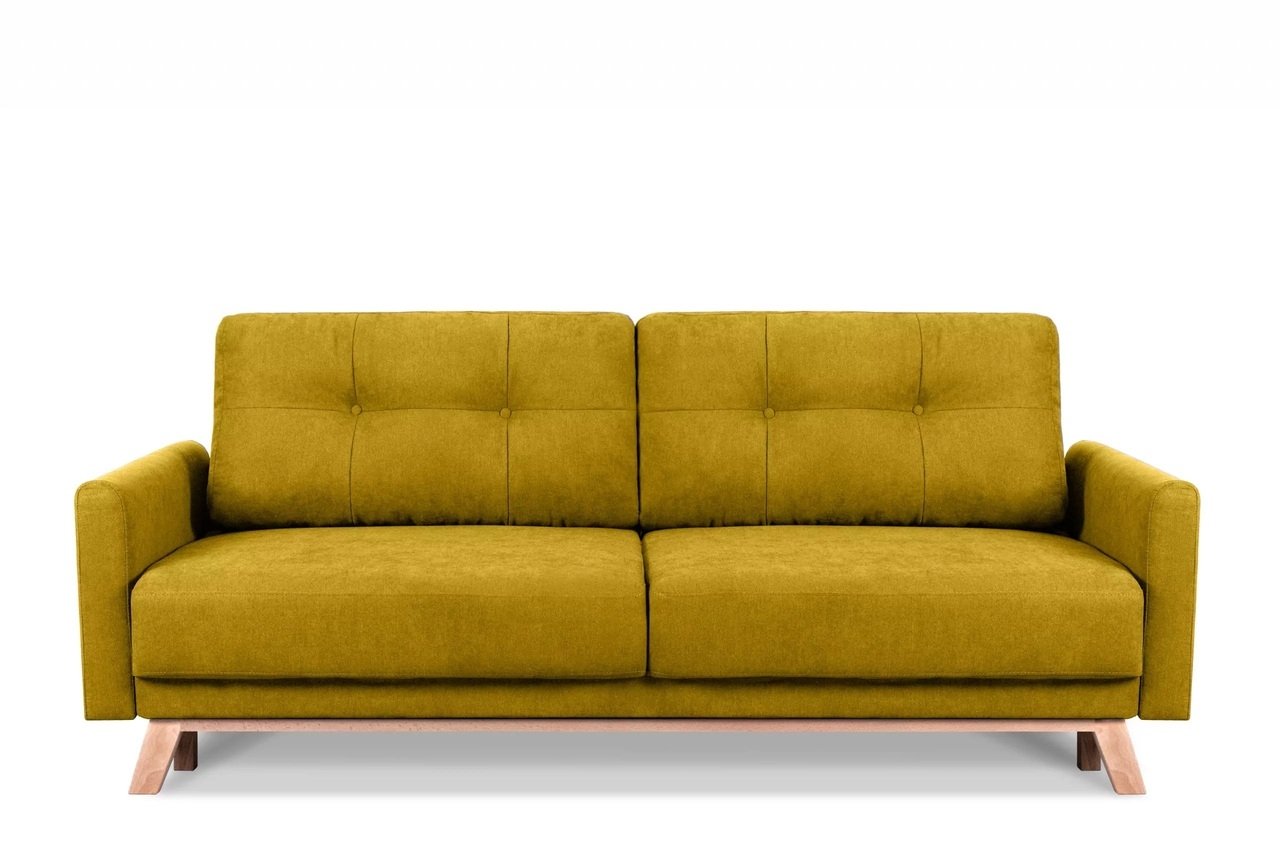 Sofa VISA, geltona, 220x95x79 cm