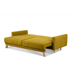 Sofa VISA, geltona, 220x95x79 cm