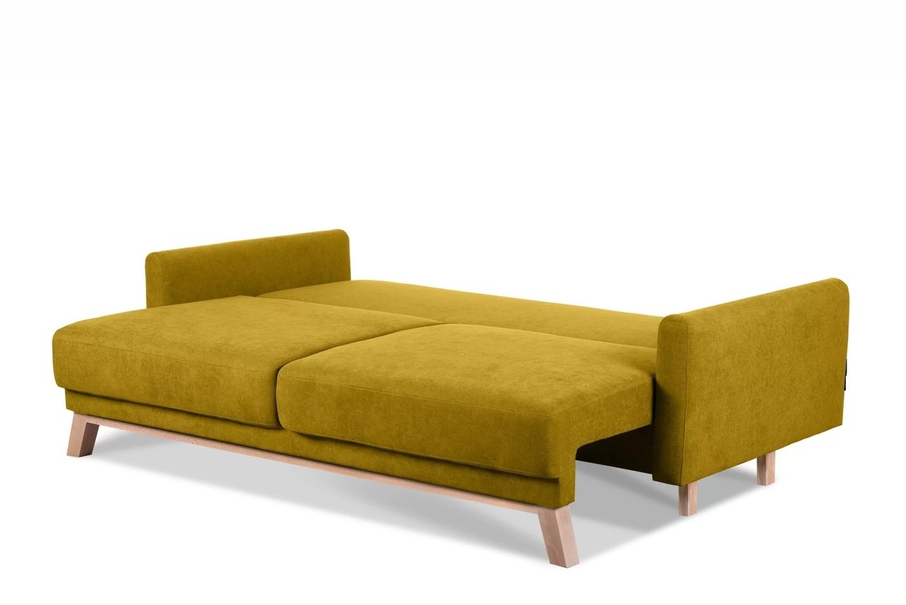 Sofa VISA, geltona, 220x95x79 cm