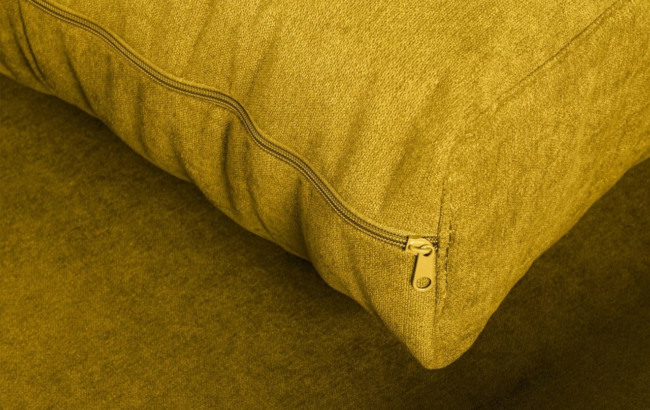 Sofa VISA, geltona, 220x95x79 cm