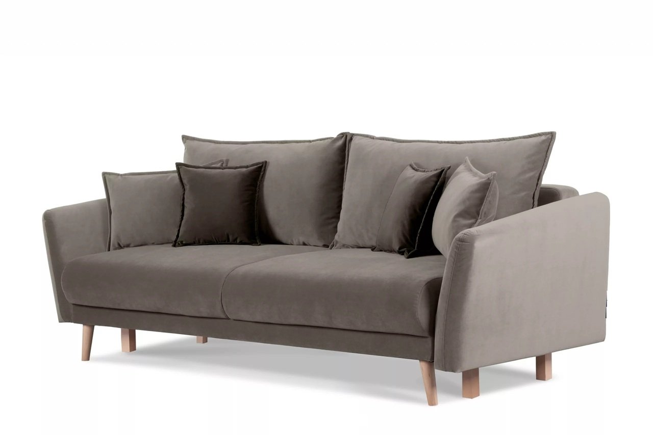 Sofa BELMO, šviesiai pilka, 228x95x102 cm