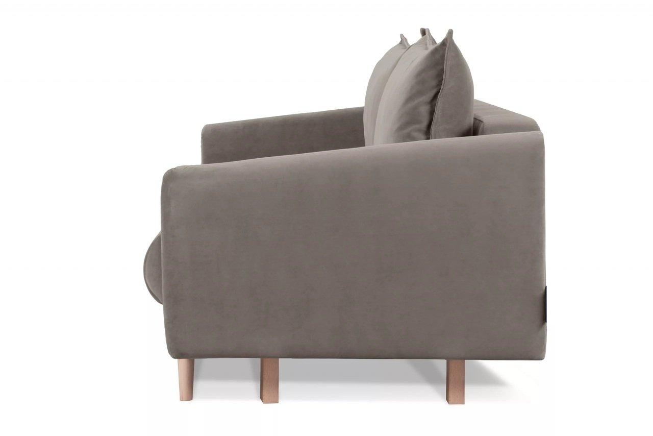 Sofa BELMO, šviesiai pilka, 228x95x102 cm