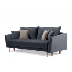 Sofa BELMO, pilka, 228x95x102 cm