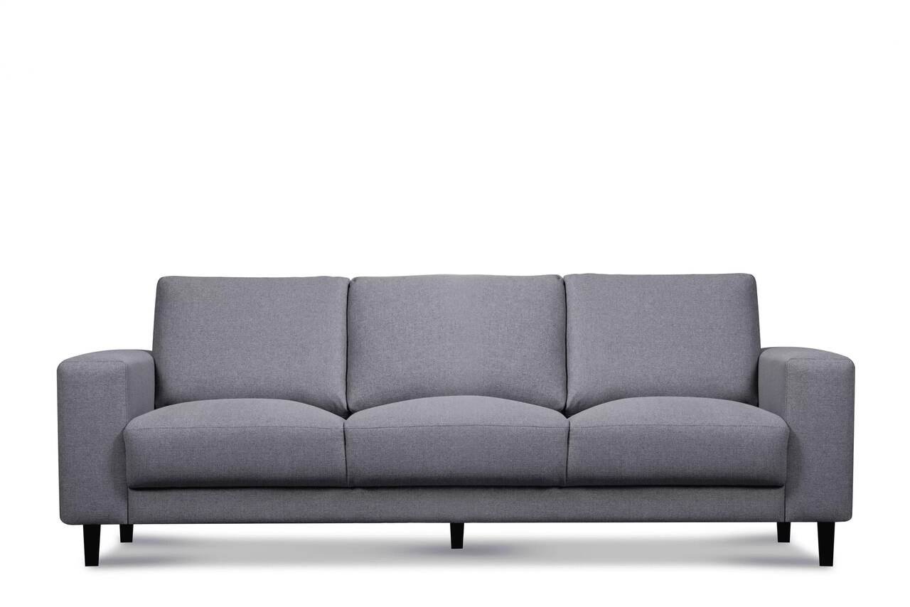 Sofa ALI, pilka, 240x87x85 cm