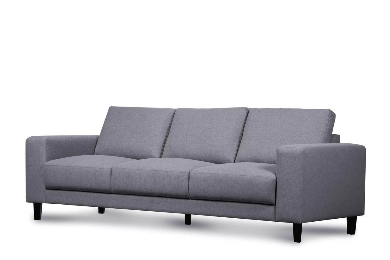 Sofa ALI, pilka, 240x87x85 cm