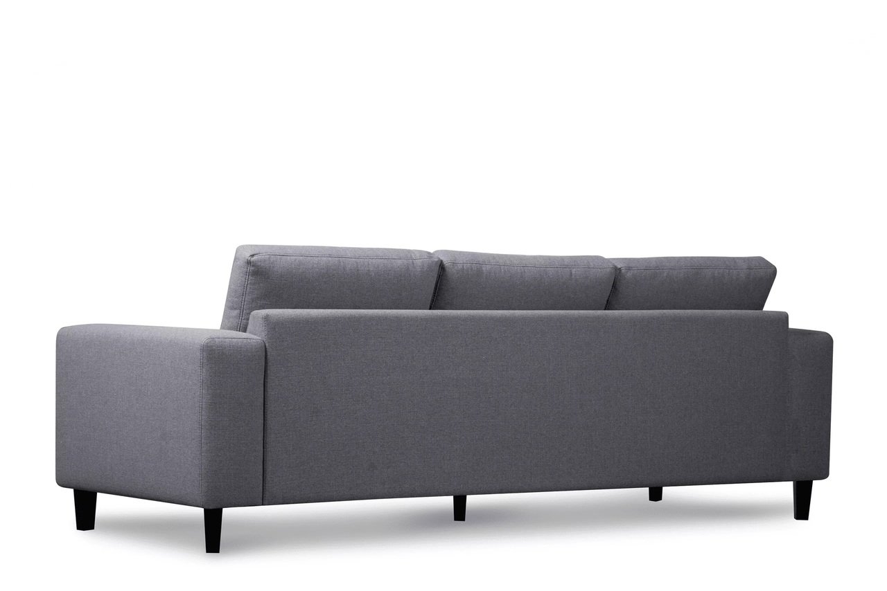 Sofa ALI, pilka, 240x87x85 cm