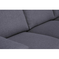 Sofa ALI, tamsiai pilka, 240x87x85 cm