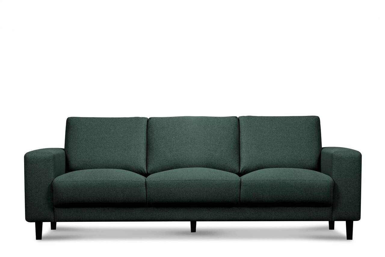 Sofa ALI, žalia, 240x87x85 cm