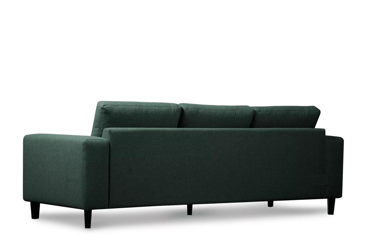 Sofa ALI, žalia, 240x87x85 cm