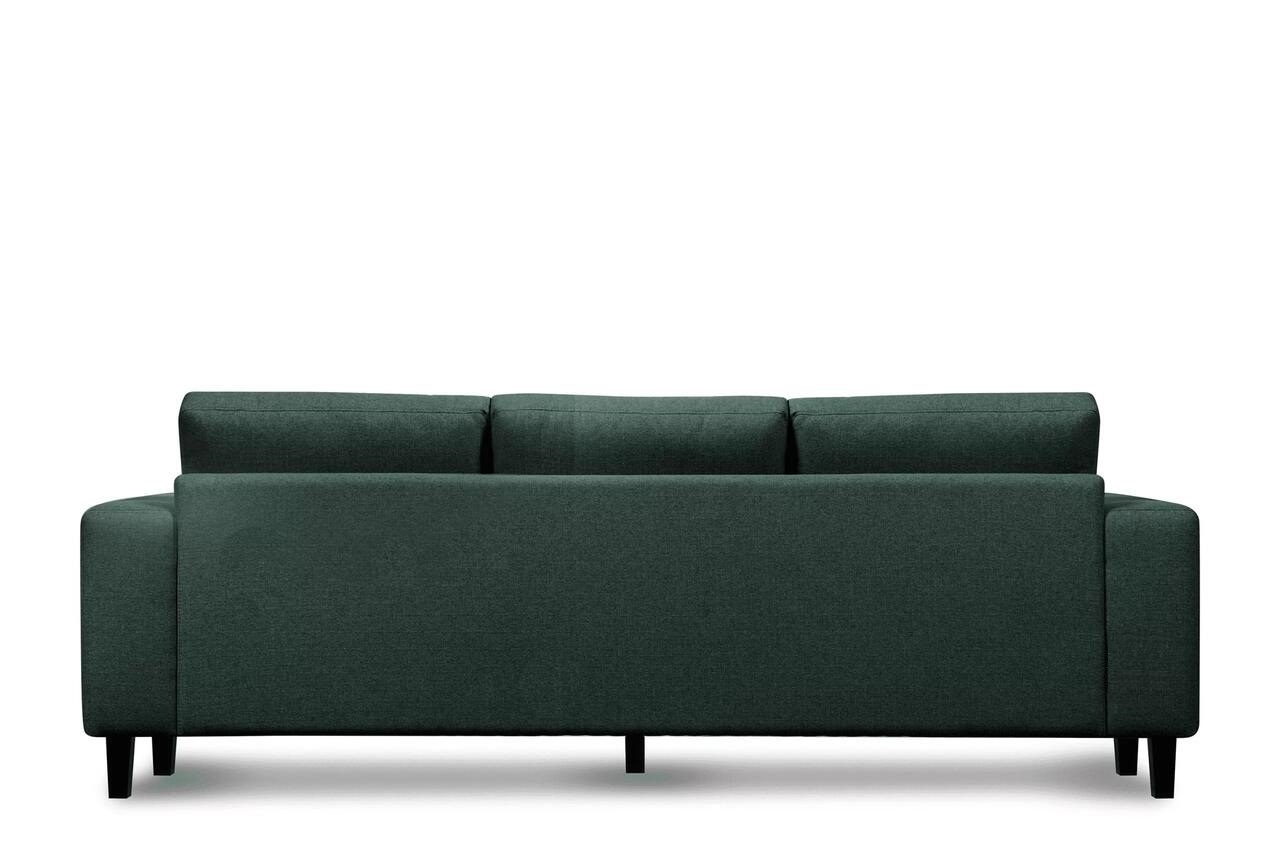 Sofa ALI, žalia, 240x87x85 cm