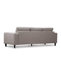 Sofa ALI, smėlio, 240x87x85 cm