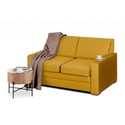 Sofa EMBE, geltona, 152x92x87 cm