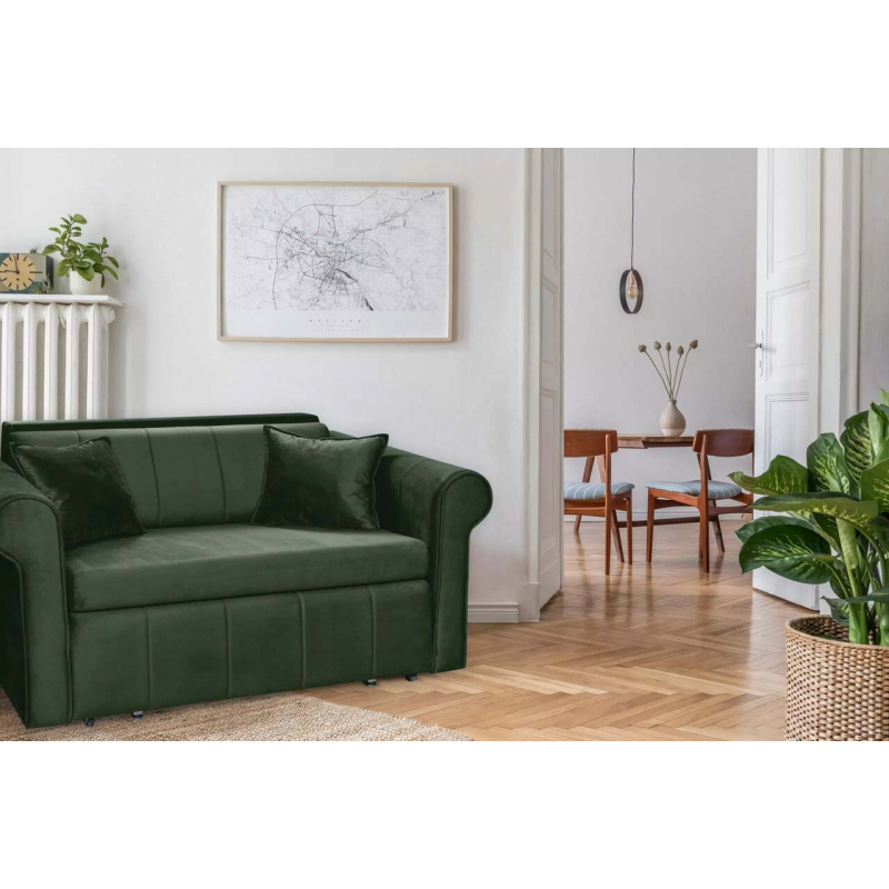 Sofa LAVI, žalia, 161x94x84 cm