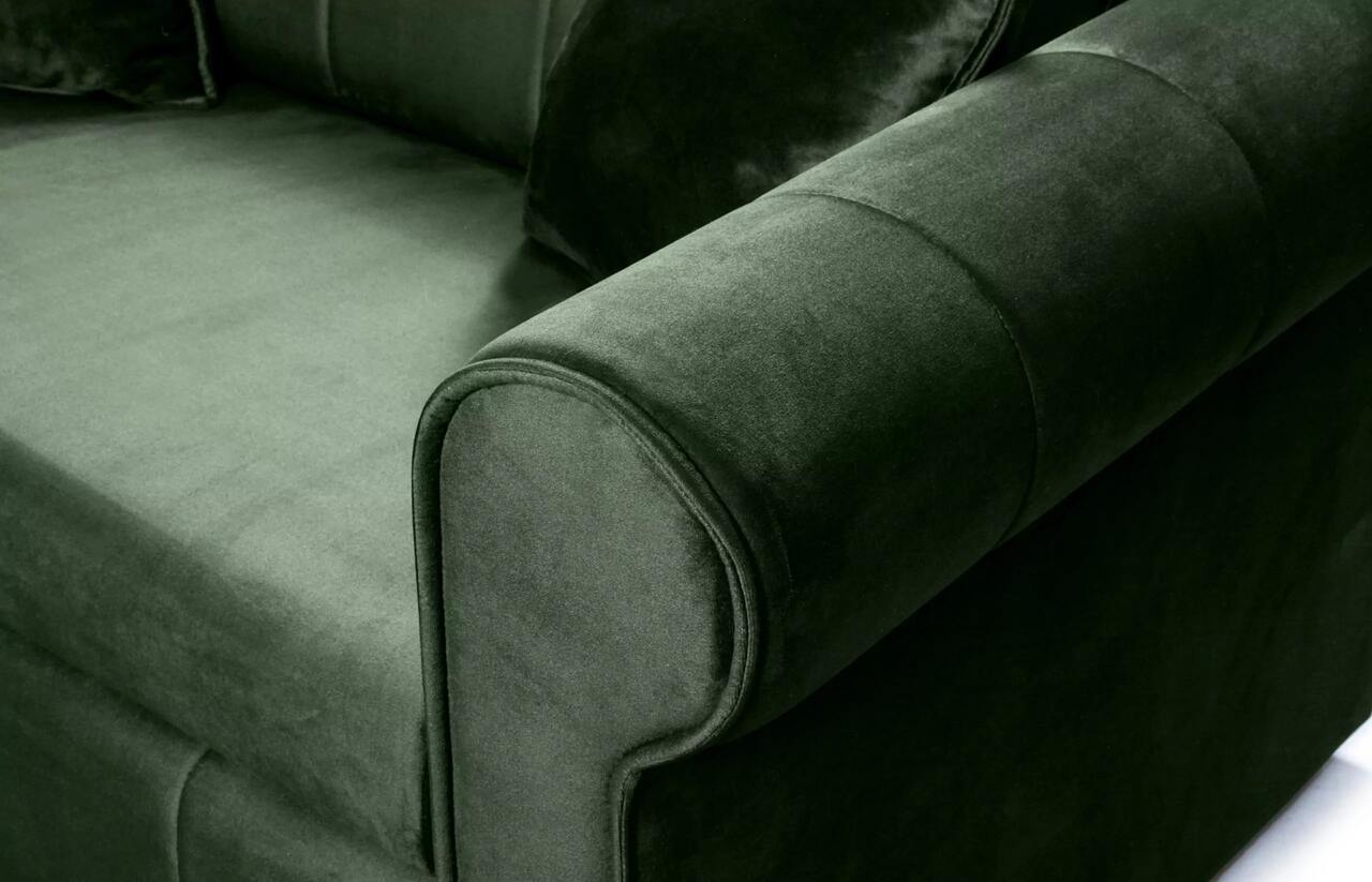 Sofa LAVI, žalia, 161x94x84 cm