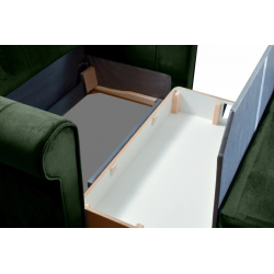 Sofa LAVI, žalia, 161x94x84 cm