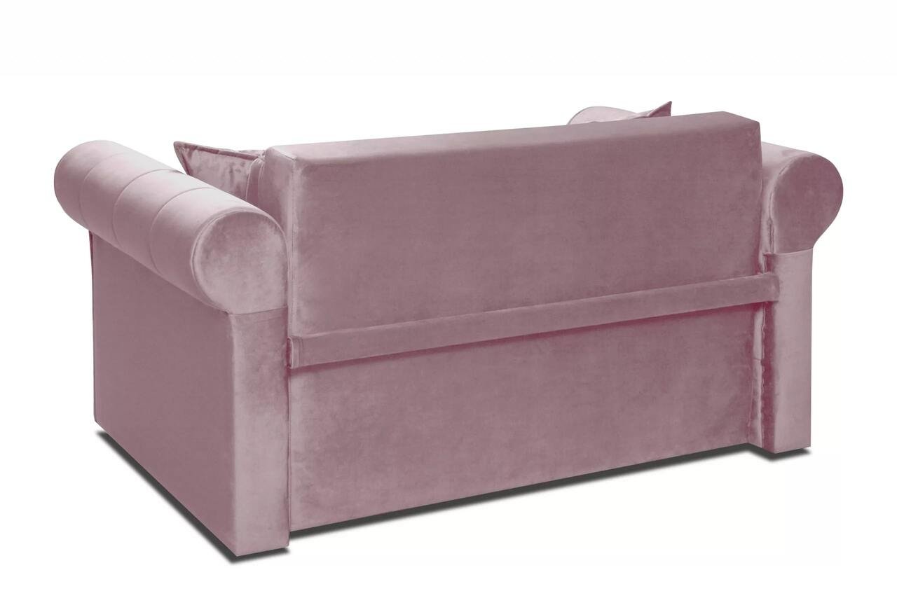 Sofa LAVI, rožinė, 161x94x84 cm