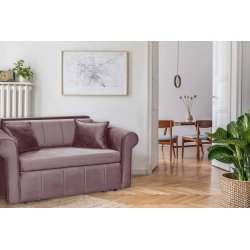 Sofa LAVI, rožinė, 161x94x84 cm