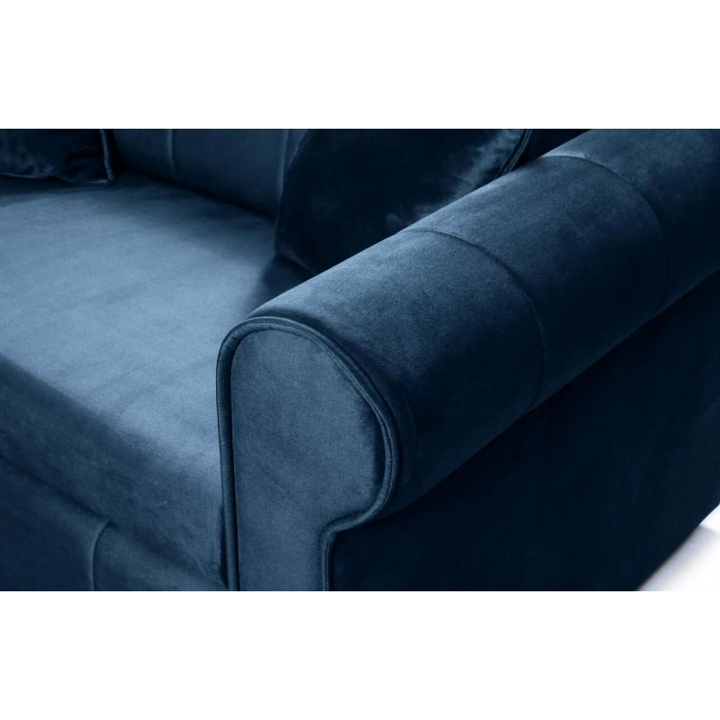 Sofa LAVI, mėlyna, 161x94x84 cm