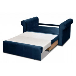 Sofa LAVI, mėlyna, 161x94x84 cm