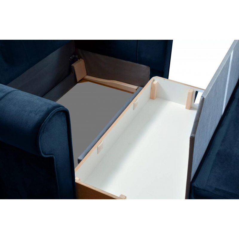 Sofa LAVI, mėlyna, 161x94x84 cm