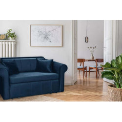 Sofa LAVI, mėlyna, 161x94x84 cm
