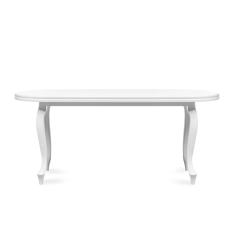 Stalas ALTI, baltas, išskleidžiamas, 160-200x90x76,5 cm