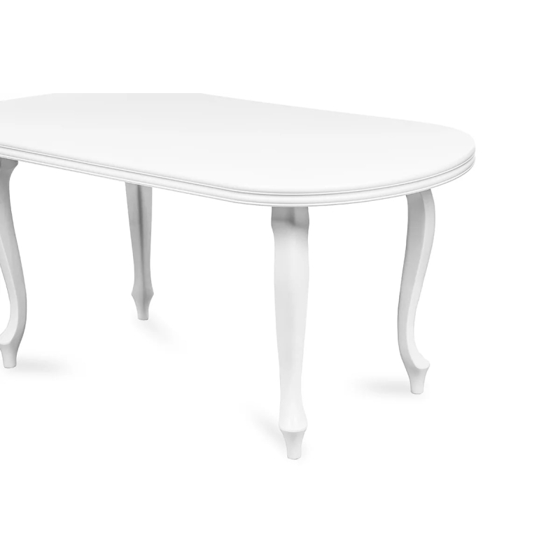 Stalas ALTI, baltas, išskleidžiamas, 160-200x90x76,5 cm