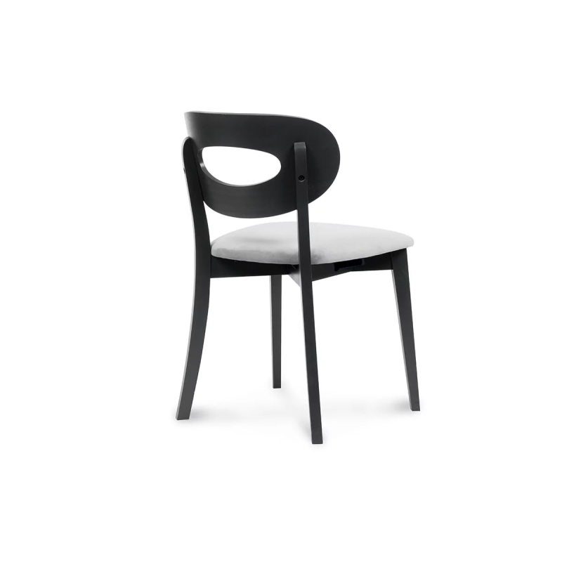 Kėdė TANIR, grafito/pilka, 47x45x80 cm