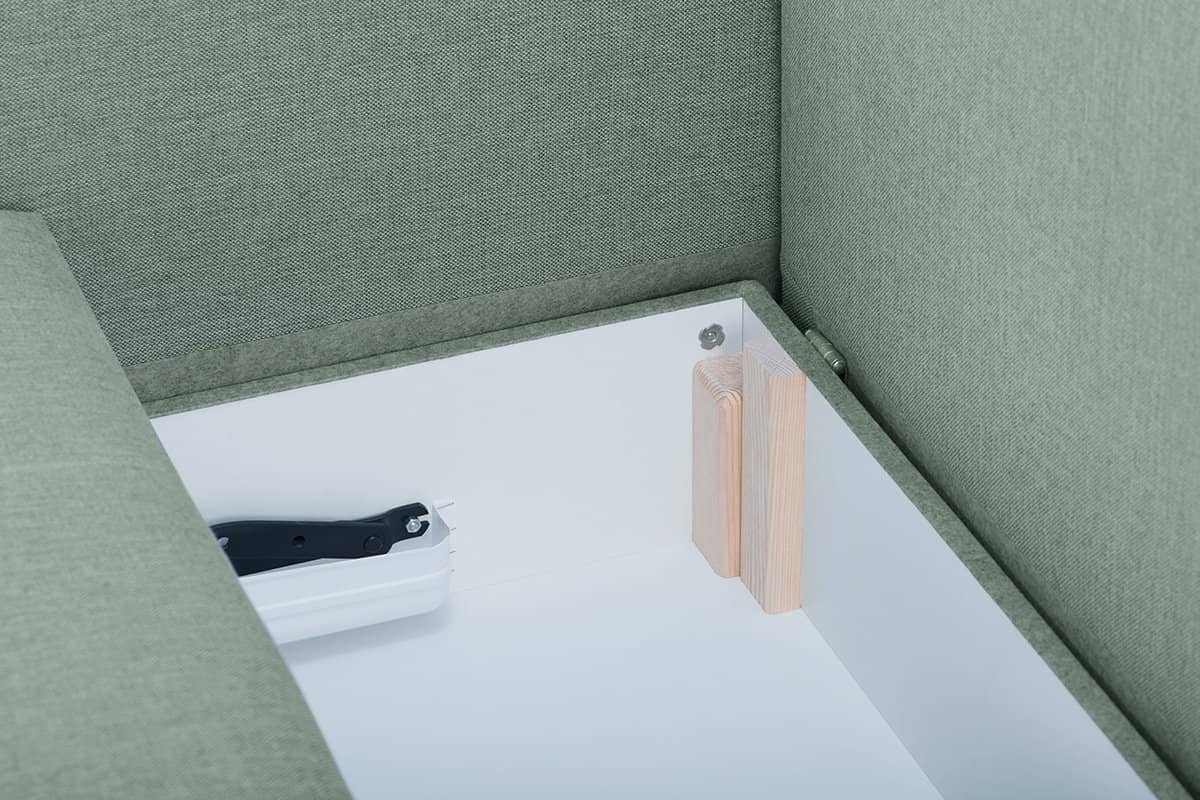 Sofa REVI, mėtų, 233x100x88 cm