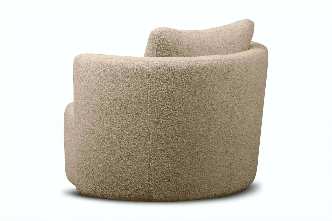 Fotelis RAGI, šviesiai rudas, 80x80x64 cm