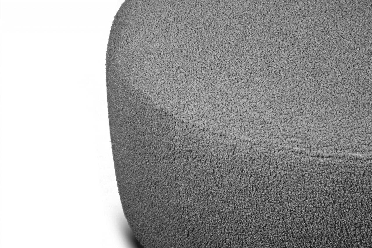 Pufas RAGI, tamsiai pilkas, 80x80x36 cm