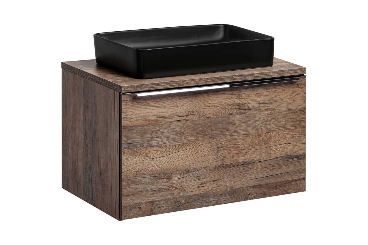 Pakabinama vonios spintelė su praustuvu 826 SANTA OAK