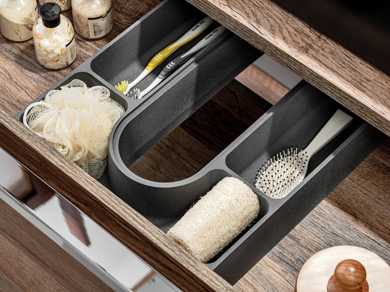 Pakabinama vonios spintelė 828 SANTA OAK