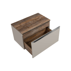 Pakabinama vonios spintelė su praustuvu 828 SANTA TAUPE