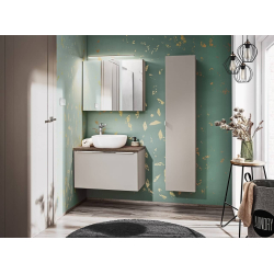 Pakabinama vonios spintelė su praustuvu 828 SANTA TAUPE