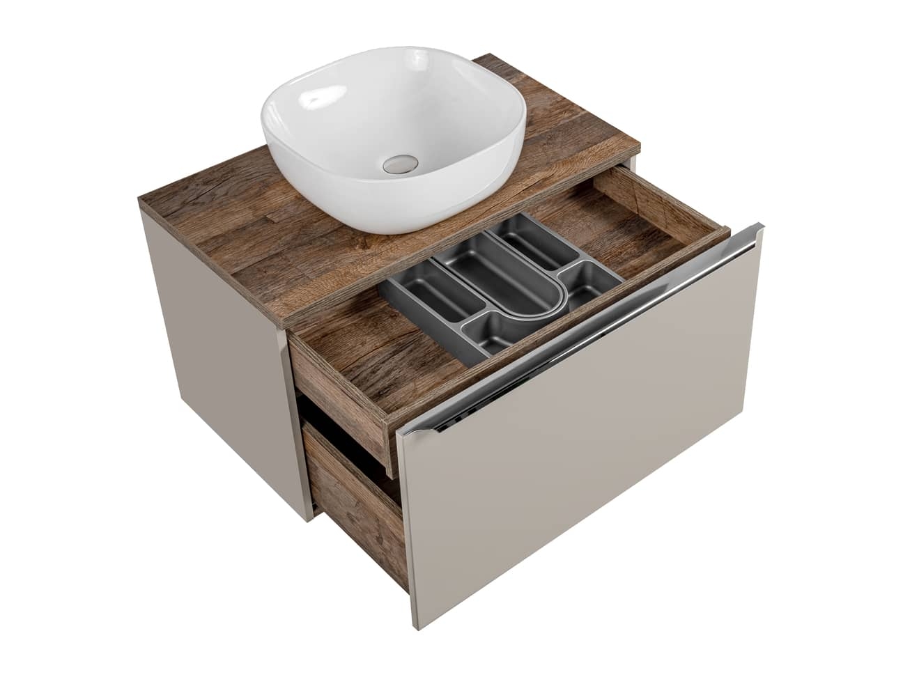 Vonios komplektas SANTA TAUPE 80