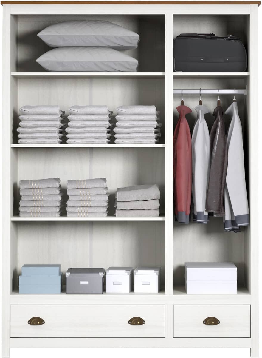 Trijų durų spinta 0021, 136x54x185 cm