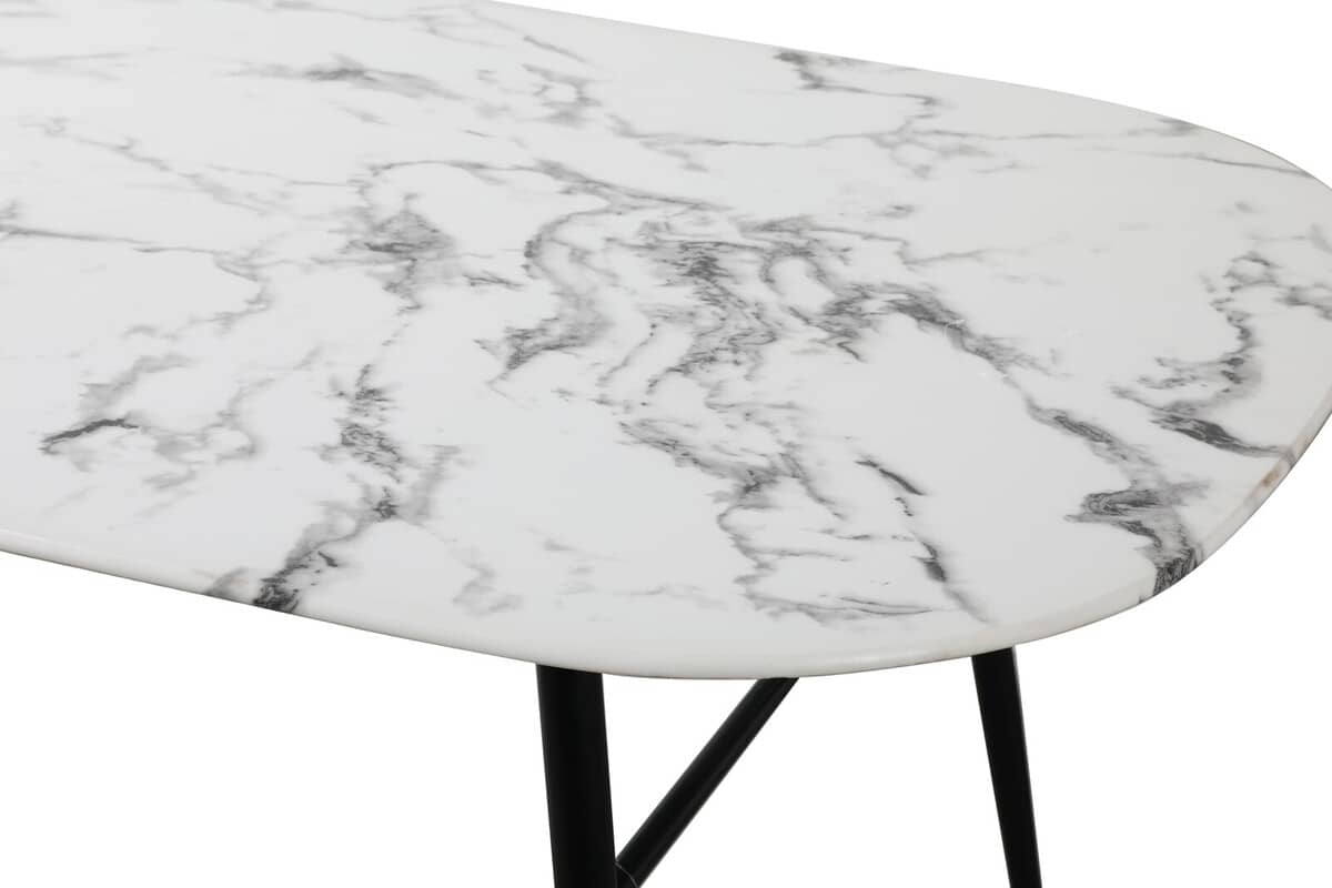 Ovalus stalas 0008, 160x90x77 cm.