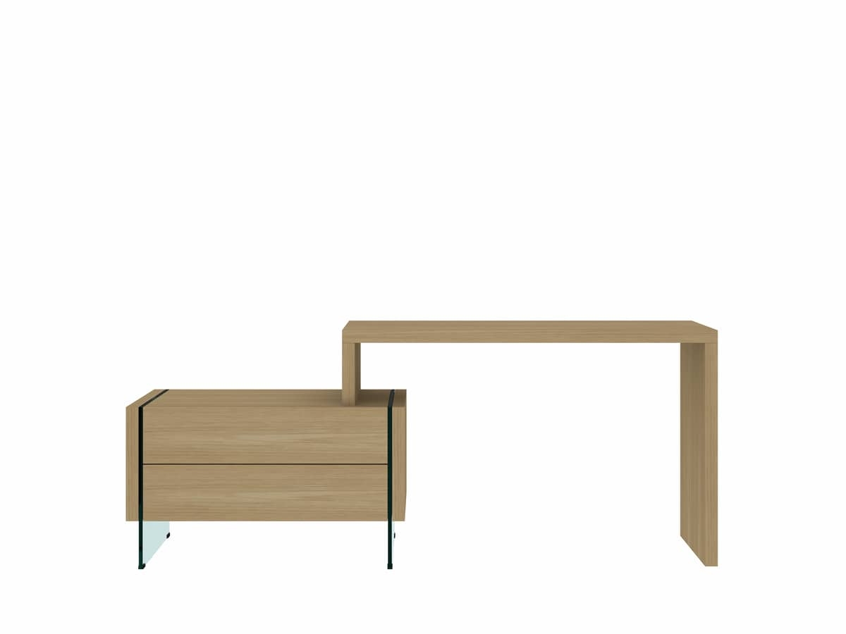 Darbo stalas SOHO SH15, 88+119,5x39,5x75 cm